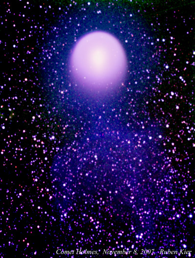 A Tail for Comet Holmes