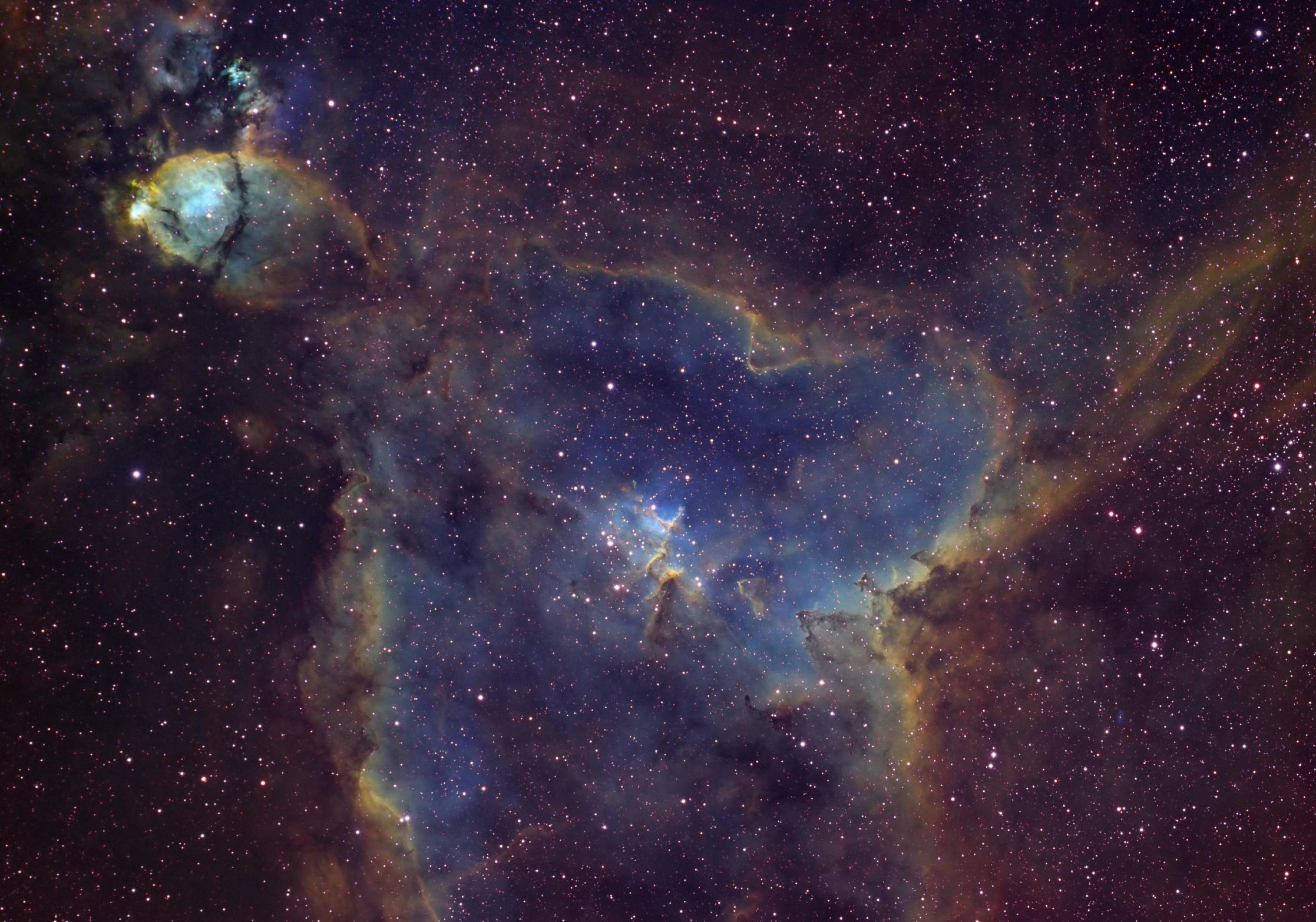 First First Narrowband image from GRO image