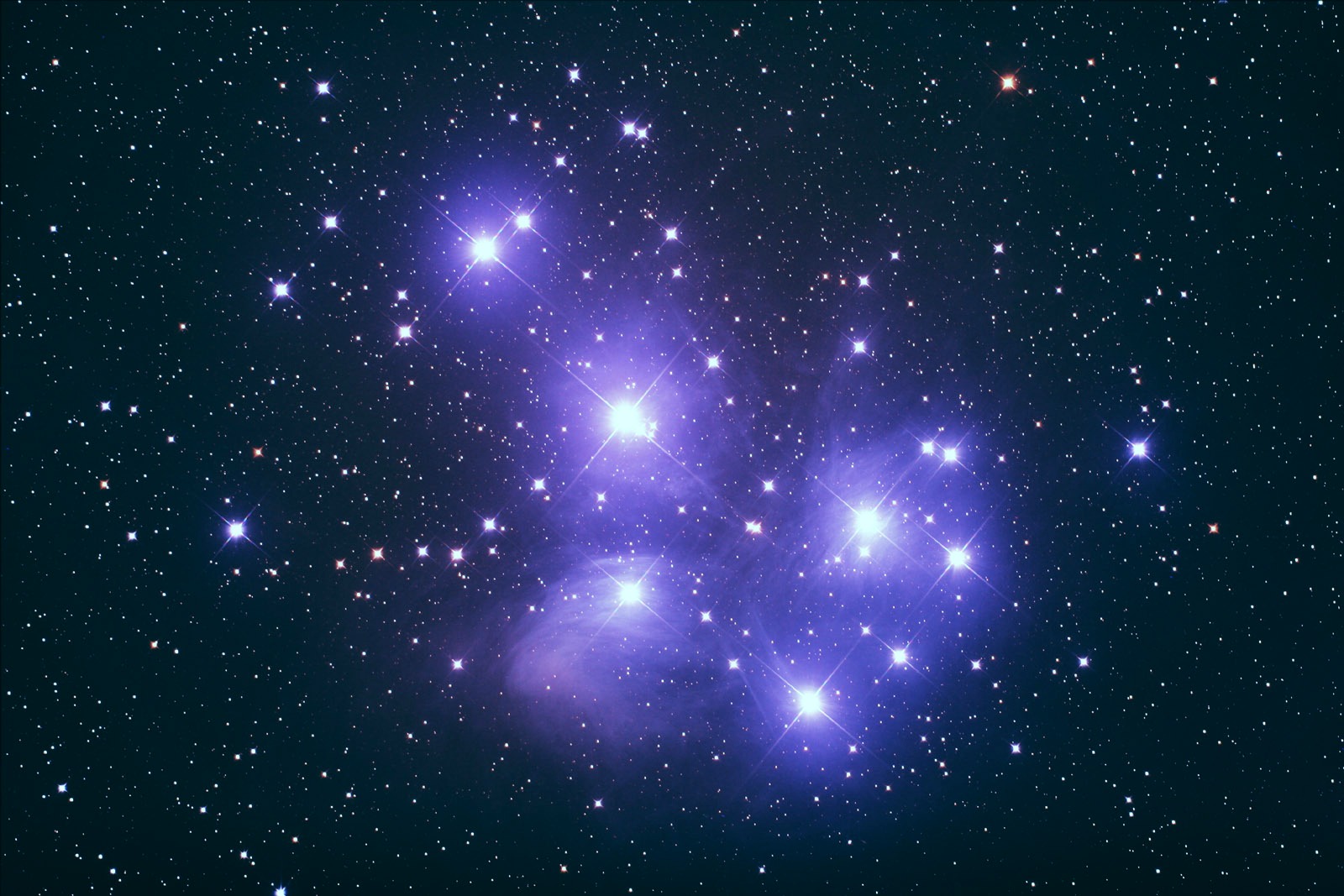 M45 - The Pleiades star cluster