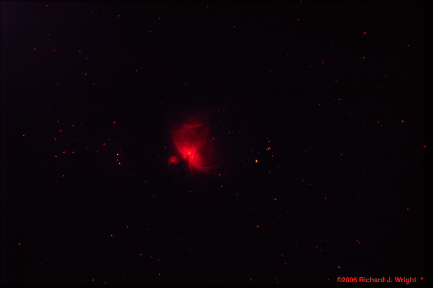 M42 via ST 80 @ Whipple Observatory