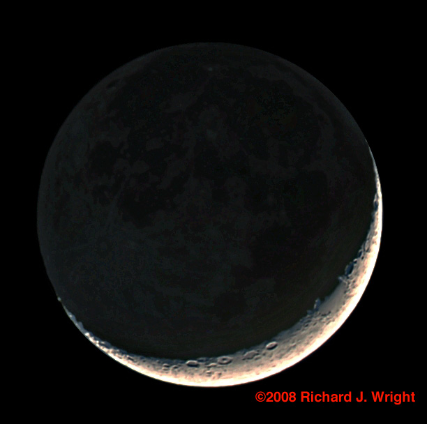 Crescent Moon with Earthshine
